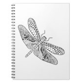 Dragonfly Zendoodle Notitieboek (Voorkant)