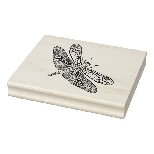Dragonfly Zendoodle Rubberstempel (Stempel)