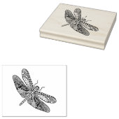 Dragonfly Zendoodle Rubberstempel (Gestempeld)