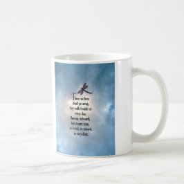 Dragonfly "Zo geliefd" gedicht Koffiemok