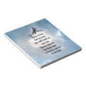 Dragonfly "Zo geliefd" gedicht Notitieblok (Schuin)