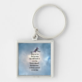 Dragonfly "Zo geliefd" gedicht Sleutelhanger