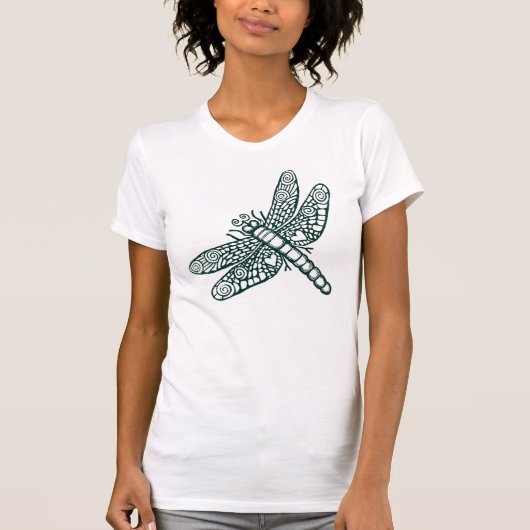 Dragonfly - Zwart-wit II T-shirt (Voorkant)