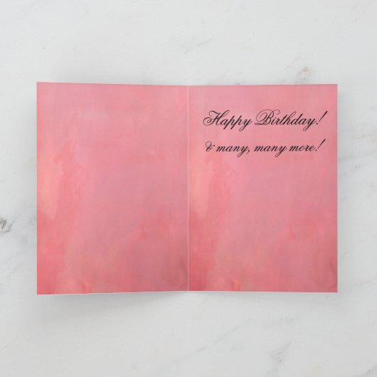 Dragonfly's Garden (Verjaardagskaart) Kaart (Binnen)