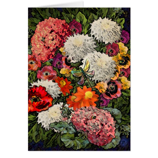 Dragonfly's tuin (kaart) (Voorkant)