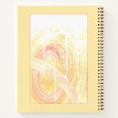 Dragonfons boven pasta kleur Abstract Aangepast Notitieboek (Achterkant)