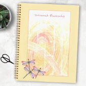 Dragonfons boven pasta kleur Abstract Aangepast Notitieboek