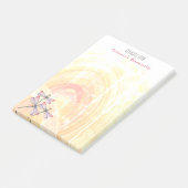 Dragonfons boven pasta kleur Abstract Aangepast Post-it® Notes (Schuin)