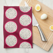 Dragonfruit/Dragovruchtenmoten met vruchtensmaak Theedoek (Quarter Fold)