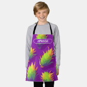 Dragonfruit Regenboog Kleurrijk Gepersonaliseerd P Schort (Gedragen)