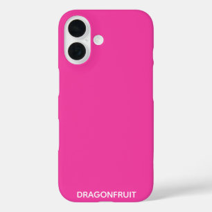 Dragonfruit roze kleurnaam iPhone 16 hoesje