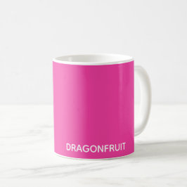 Dragonfruit roze kleurnaam koffiemok