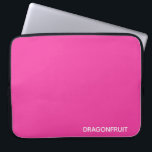 Dragonfruit roze kleurnaam laptop sleeve<br><div class="desc">Dragonfruit roze kleurnaam</div>