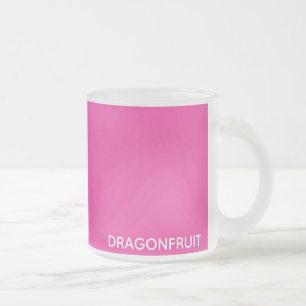 Dragonfruit roze kleurnaam matglas koffiemok