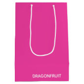 Dragonfruit roze kleurnaam medium cadeauzakje (Achterkant)