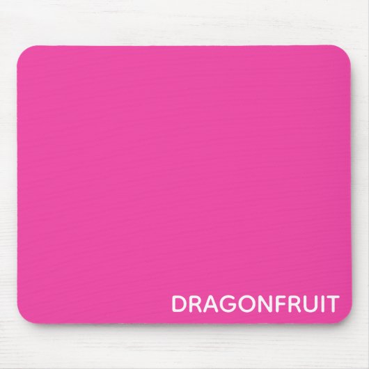 Dragonfruit roze kleurnaam muismat (Voorkant)