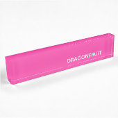 Dragonfruit roze kleurnaam naambordje