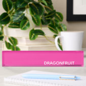 Dragonfruit roze kleurnaam naambordje