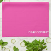 Dragonfruit roze kleurnaam theedoek (Gevouwen)