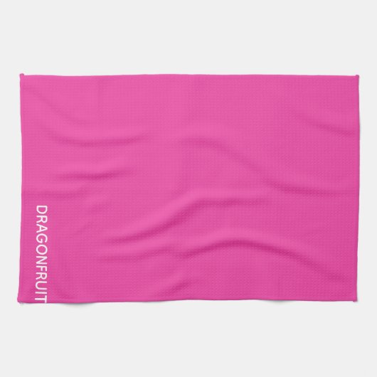 Dragonfruit roze kleurnaam theedoek (Horizontaal)