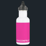 Dragonfruit roze kleurnaam waterfles<br><div class="desc">Dragonfruit roze kleurnaam</div>