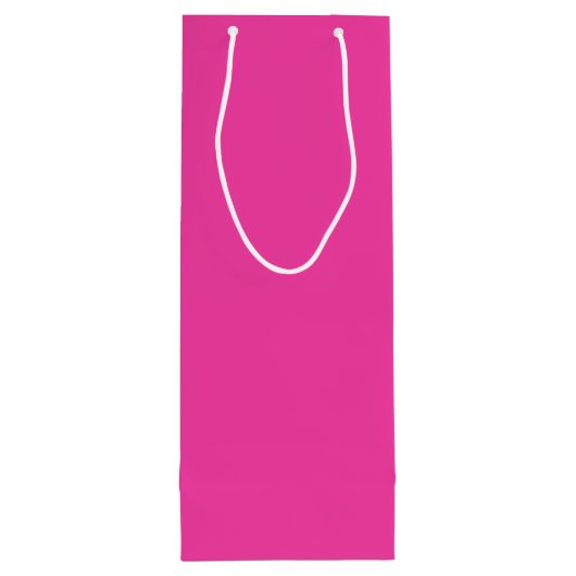 Dragonfruit roze kleurnaam wijn cadeautas (Achterkant)