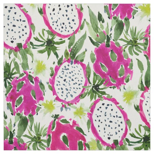 DRAGONFRUITY Dragon Fruit Pink Pitaya Stof (Swatch)