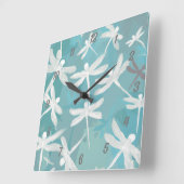 Dragonfus-wandklok Vierkante Klok (Hoek)