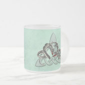 Dragongevecht Matglas Koffiemok (Voorkant rechts)