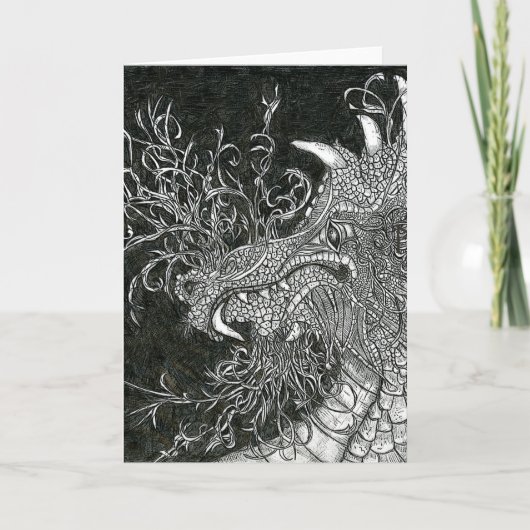 Dragonheart:  De wijze Draak Kaart (Voorkant)