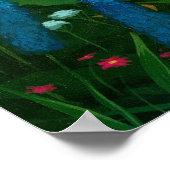 Dragoning Garden 1 fantasie drakenfee Kunst afdruk Poster (Hoek)