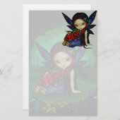 "Dragonling Garden I" bankmachines Briefpapier (Voorkant / Achterkant)