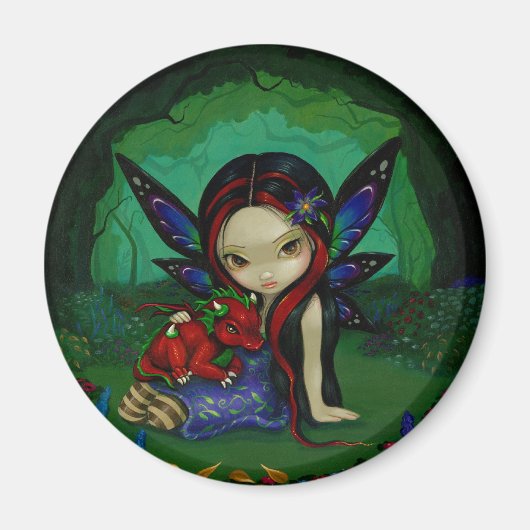 "Dragonling Garden I" magneet (Voorkant)