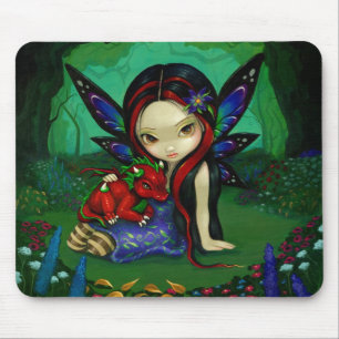 "Dragonling Garden I" Mousepad Muismat