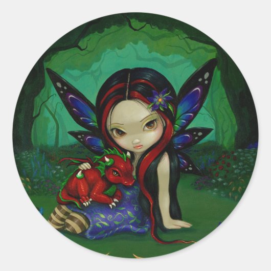"Dragonling Garden I" Sticker (Voorkant)