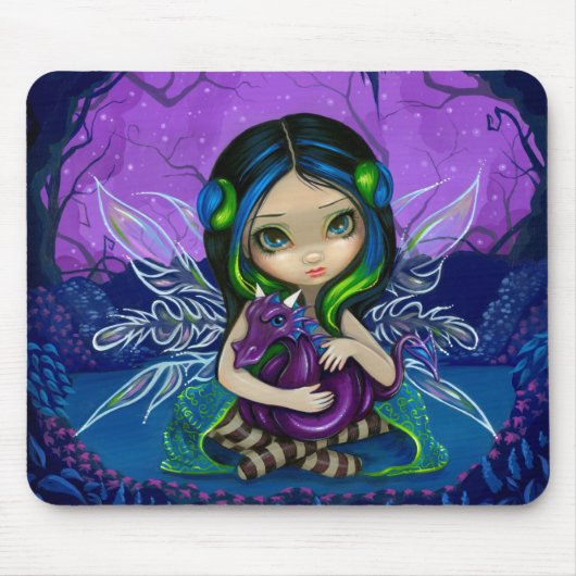 "Dragonling Garden II" Mousepad Muismat (Voorkant)