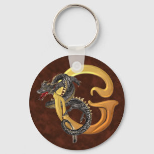 Dragonlore Initiaal G Sleutelhanger