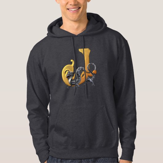 Dragonlore Initiaal J Hoodie (Voorkant)