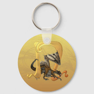 Dragonlore Initiaal N Sleutelhanger