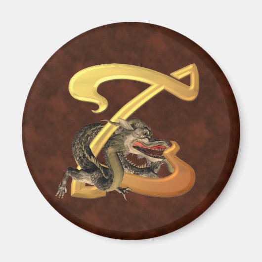 Dragonlore Initiaal Z Magneet (Voorkant)