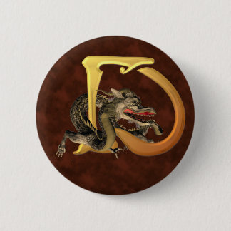 Dragonlore Initialen D Ronde Button 5,7 Cm