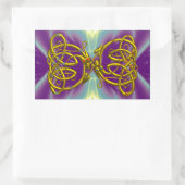 DRAGONLOVE RECHTHOEKIGE STICKER (Tas)