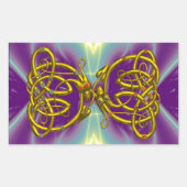 DRAGONLOVE RECHTHOEKIGE STICKER (Voorkant)