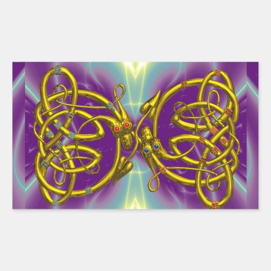 DRAGONLOVE RECHTHOEKIGE STICKER (Voorkant)