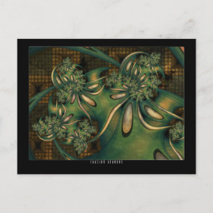 Dragons achtervolgen briefkaart