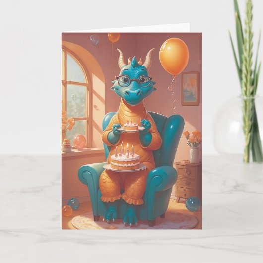 Dragon's Birthday Blaze Kaart (Voorkant)