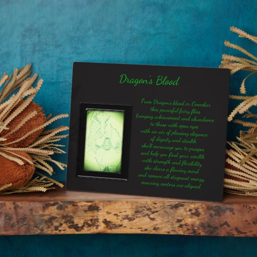 Dragon's Blood Crystal Fairy Fotoplaat (Zijkant)