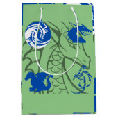 Dragons Blue Medium Cadeauzakje (Voorkant)