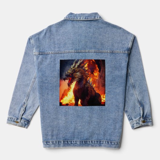 Dragon's Breath Denim Jacket (Achterkant)
