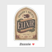 Dragon's Breath Elixir Label Sticker (Vel)